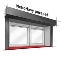 Nehorľavý parapet